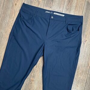 Johnnie-O Cross Country Performance Pant Mens 42x28 High Tide Navy Blue JMPA1450